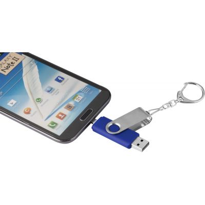 Флешка Double Twist 8 Гб синяя-3