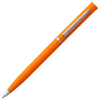 Ручка шариковая Euro Chrome, оранжевая-2