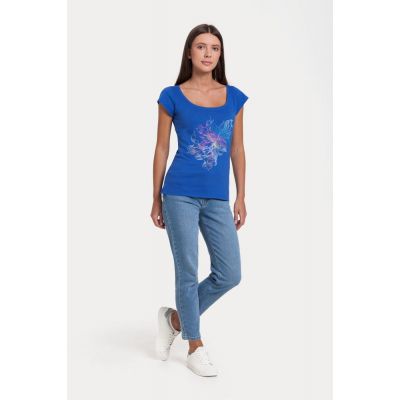 Футболка женская Vibrance, ярко-синяя (royal)-2