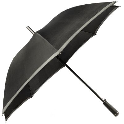 Зонт-трость Gear, черный-0