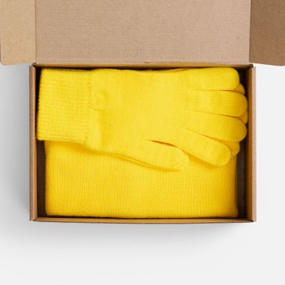 Набор Knit Warm, желтый-2