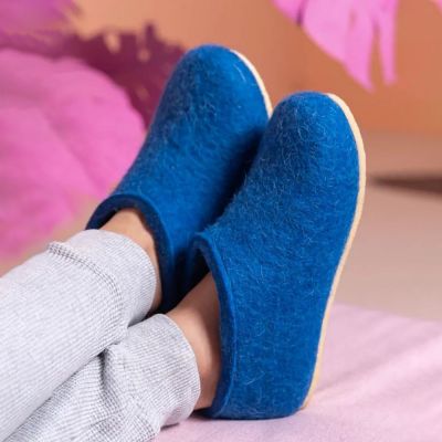 Домашние валенки Cant, синие (василек)-7