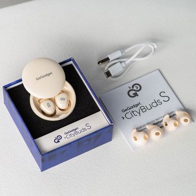 Беспроводные наушники для сна CityBuds S, белые (слоновая кость)-4