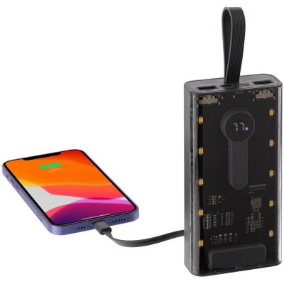 Аккумулятор Trellis Digital 10000 мАч, темно-серый-3