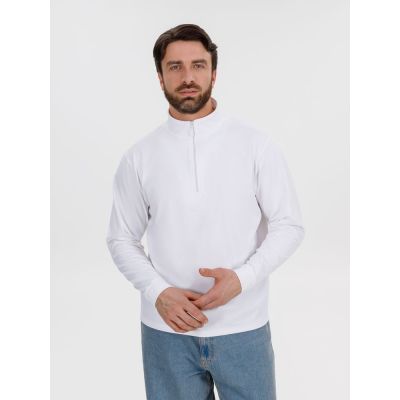 Свитшот на молнии Morfiss, белый-5