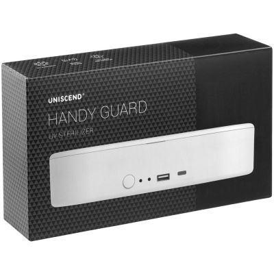 Стерилизатор c беспроводной зарядкой Handy Guard, белый-11