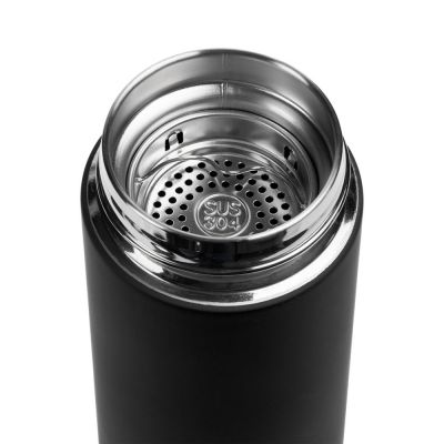 Термос с ситечком Percola, черный-2