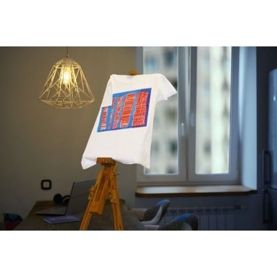 Футболка детская «Небоскребы», белая-3