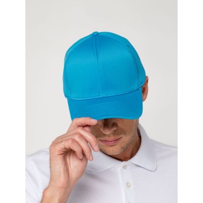 Бейсболка Harris, бирюзовая-8