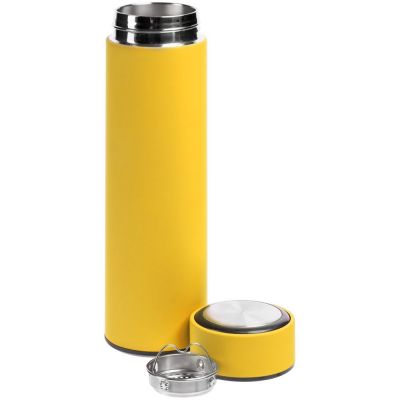 Термос с ситечком Percola, желтый-1