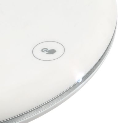 Лампа с колонкой и беспроводной зарядкой lampaTon, белая-9