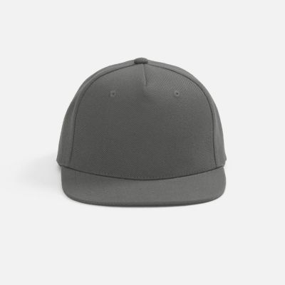 Бейсболка Epicore с прямым козырьком, серая-2