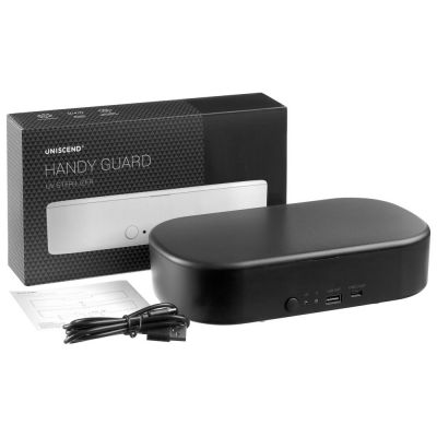 Стерилизатор c беспроводной зарядкой Handy Guard, черный-10