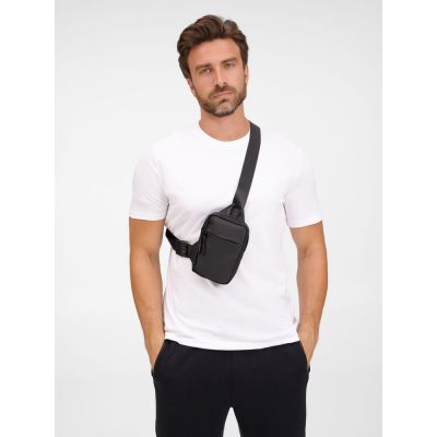 Спортивная кросс-боди сумка UrbanHike, черная-6