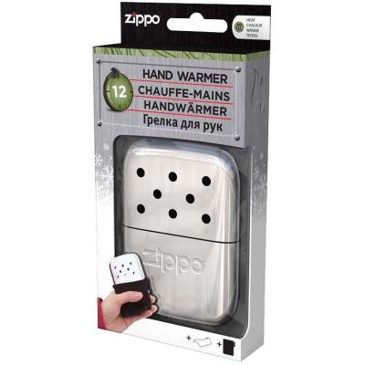 Каталитическая грелка для рук Zippo, серебристая-1
