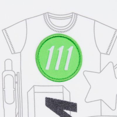 Шеврон вышивной на заказ Lambda, S-1