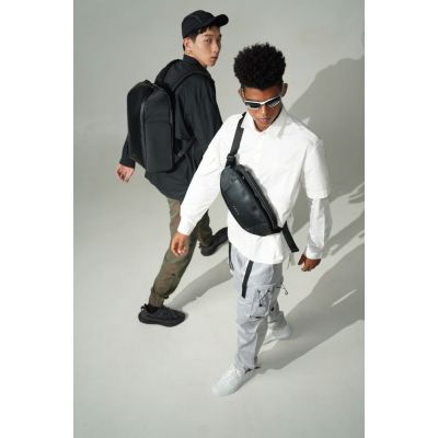 Сумка кросс-боди FlipSling, черная-11