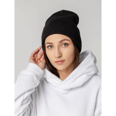 Шапка Real Rib, черная-4