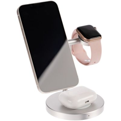 Зарядная станция Orbis, серебристая-3