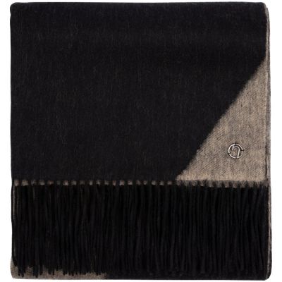 Палантин Charming, черный с бежевым-3