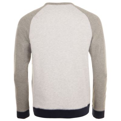 Толстовка унисекс Sandro, светло-серый меланж с темным меланжем-1