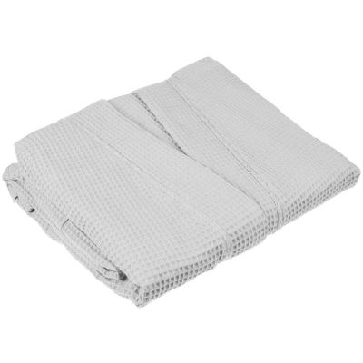 Халат вафельный Kimono, светло-серый-2