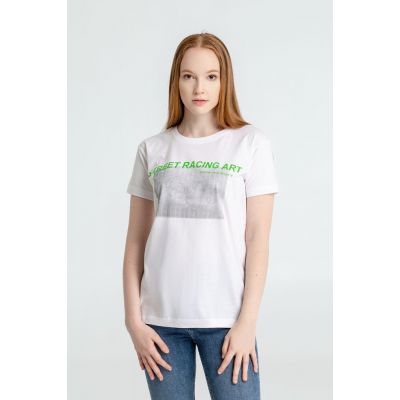 Футболка Street Racing Art, белая-3