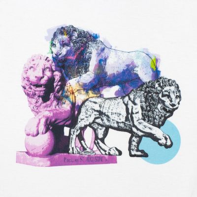 Футболка LionMe, женская, белая-2