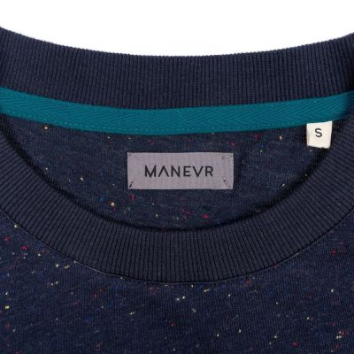 Футболка унисекс Kosmos 1.0, синий меланж-3