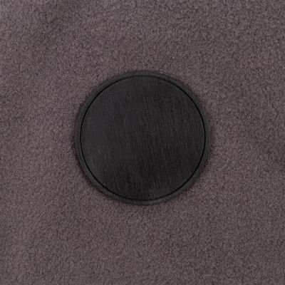 Лейбл из ПВХ Dzeta Round, L, черный-1