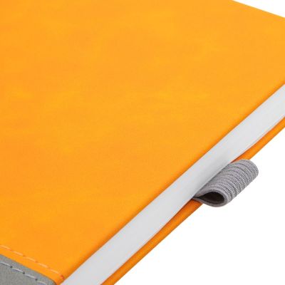 Ежедневник Horizon, недатированный, серый с оранжевым-6