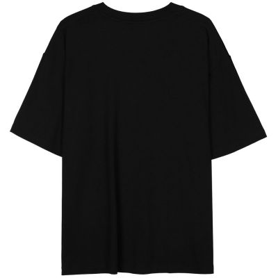 Футболка оверсайз унисекс Lavinia, черная-1