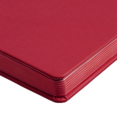 Ежедневник Grid, недатированный, красный-4