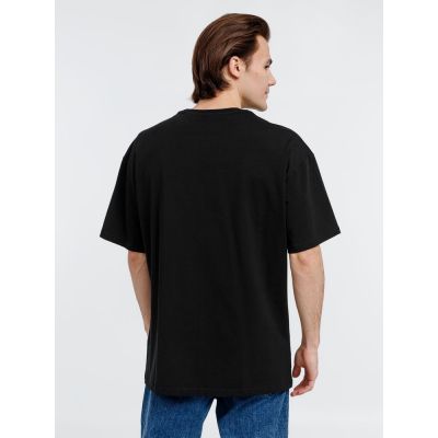 Футболка оверсайз унисекс Big Haul, черная-4