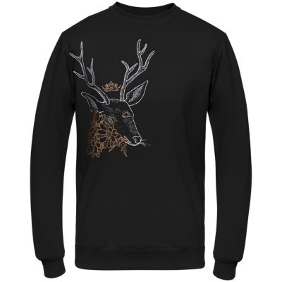 Толстовка «Источник. Олень», черная-2