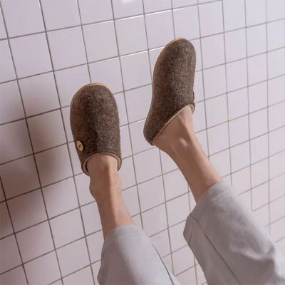 Домашние валенки Step, серо-коричневые (натуральные)-6