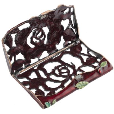 Визитница Enamel, розовая-3