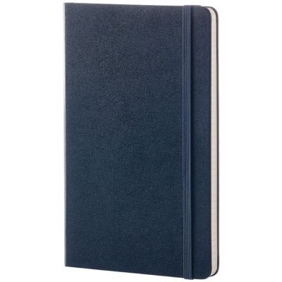 Записная книжка Moleskine Classic Large, в линейку, синяя-0