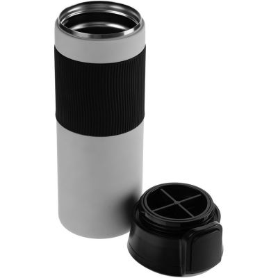 Термостакан Tralee XL, серый-5