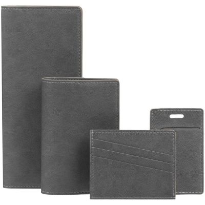 Обложка для паспорта Petrus, серая-4