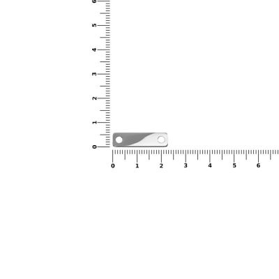Шильдик металлический Alfa Liten, серебристый глянцевый-2