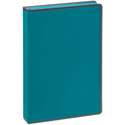 Ежедневник Frame, недатированный, бирюзовый с серым-0