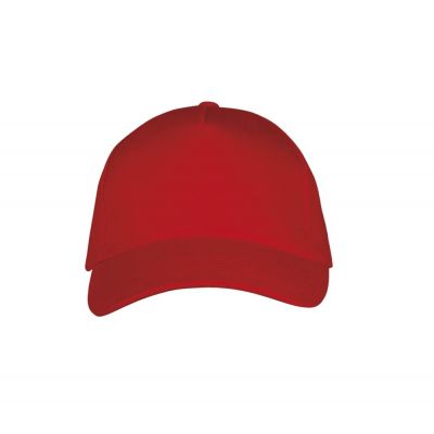Бейсболка Long Beach, красная-1