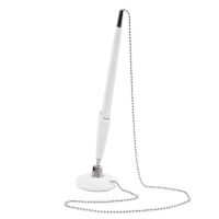 Ручка шариковая настольная Stand Pen, белая