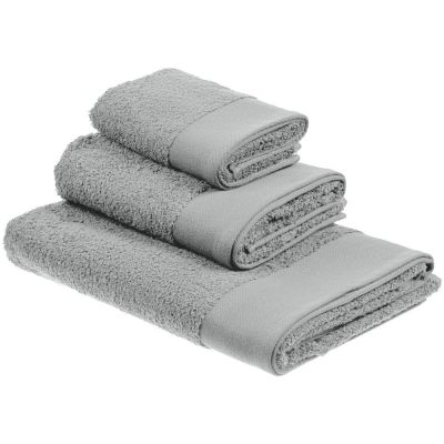 Полотенце Odelle, большое, серое-4