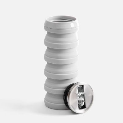 Складная бутылка для воды Folla, серая-2