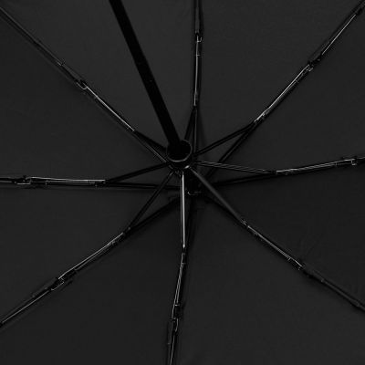 Зонт складной Smooth Move с плавным закрытием, черный-2