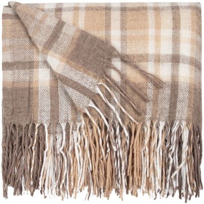 Плед «Берген», бежевый-1