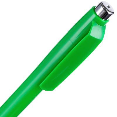 Ручка шариковая Klippa, зеленая-3