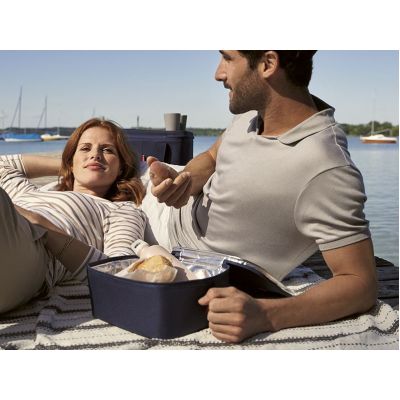 Термосумка Coolerbag M, синяя-3